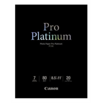 PT-101 8.5" x 11" Photo Paper Pro Platinum (20 sheets/pkg)