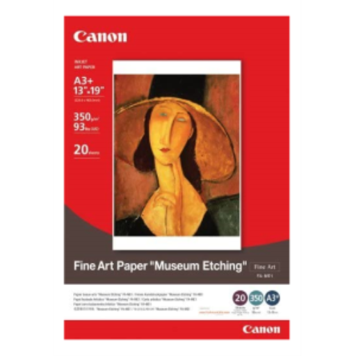 Canon FA-ME1 Museum Etching – Papier beaux-arts A3+ 13 x 19 po, 20 feuilles – 1262B007