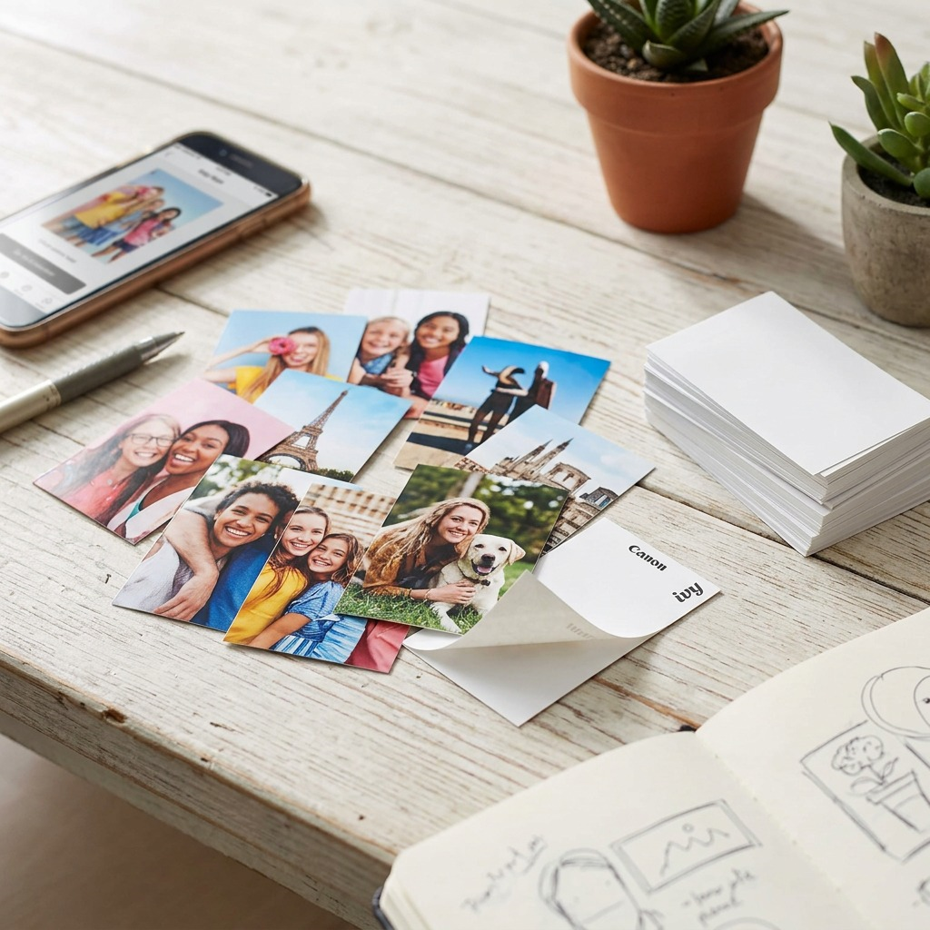 Canon ZINK – Papier photo 2 x 3 po, paquet de 50 feuilles – 3215C001