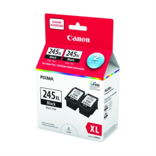Canon PG-245XL – Paquet double de cartouches d’encre noire haute capacité – 8278B010