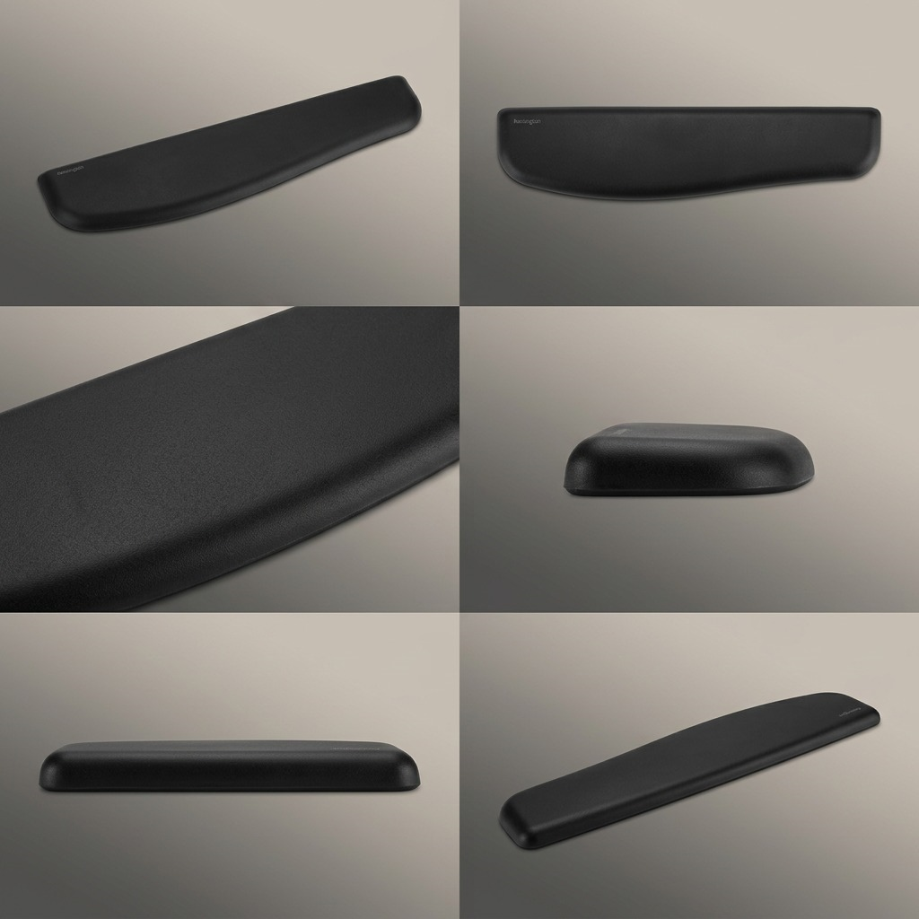 Repose-poignets ErgoSoft™ pour clavier mince pleine grandeur – noir – Kensington — vue complémentaire 5, réf. K52800WW
