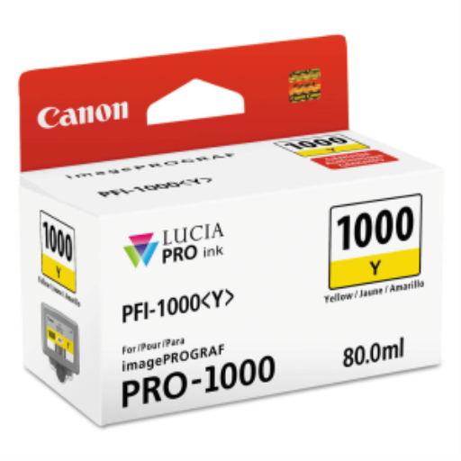 Canon PFI-1000 – Cartouche d’encre jaune – 0549C002