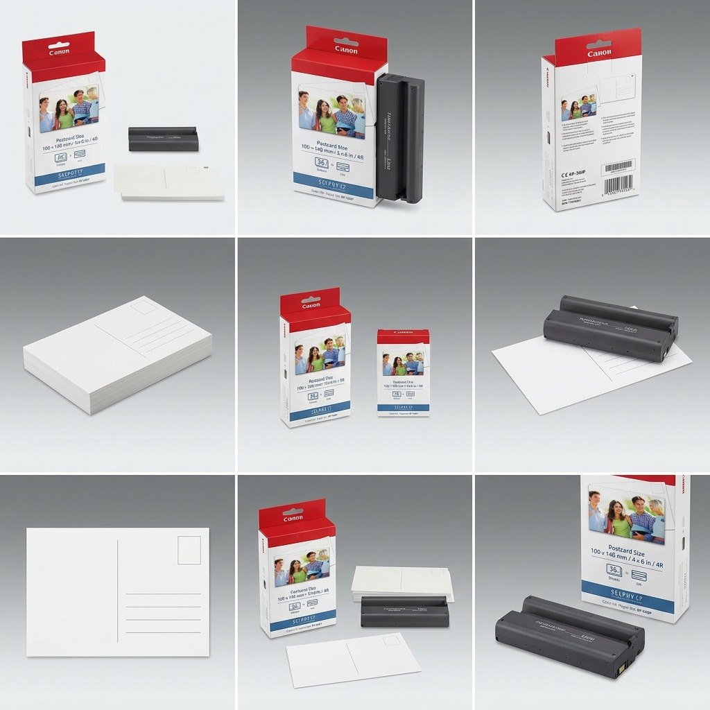 Canon KP-36IP – Ensemble encre et papier photo 4 x 6 po – 7737A001