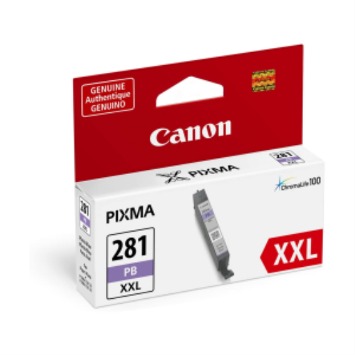 Canon CLI-281XXL PB – Cartouche d’encre bleu photo très haute capacité – 1984C001
