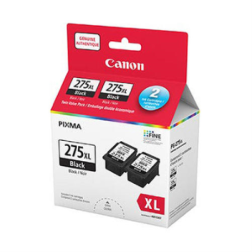 Canon PG-275XL – Paquet double de cartouches d’encre noire haute capacité – 4981C007