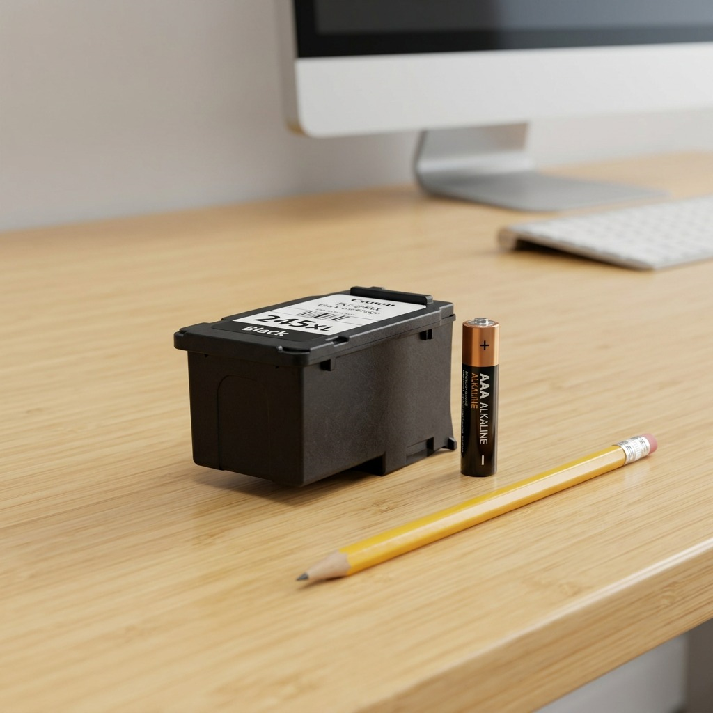 A high-resolution, centered view of the Canon PG-245XL Black Ink Cartridge.