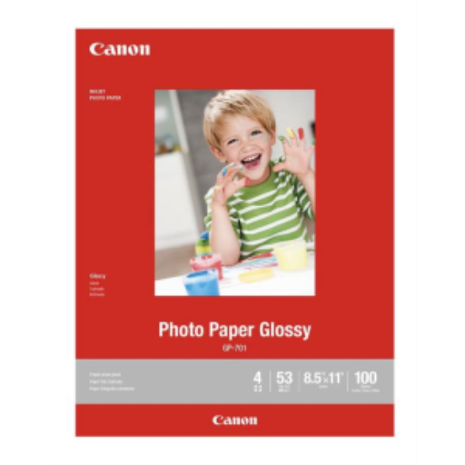 Canon GP-701 – Papier photo glacé 8,5 x 11 po – 100 feuilles – 1433C004