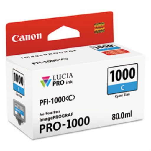 Canon PFI-1000 – Cartouche d’encre cyan – 0547C002
