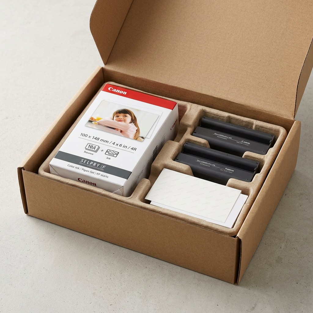 Canon KP-108IN – Ensemble encre et papier photo, 108 impressions – 3115B001