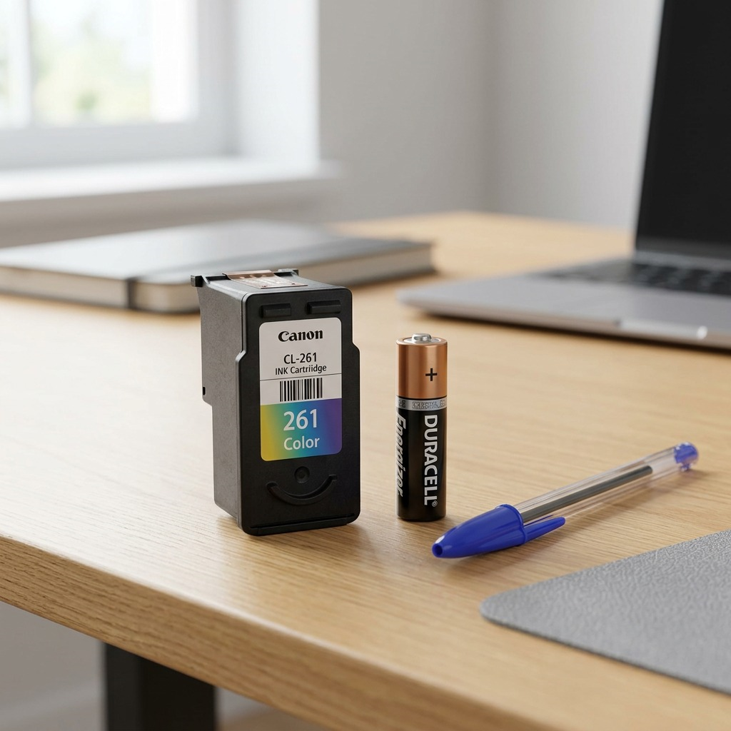 Pure, high-resolution hero shot of the Canon CL-261 Ink Cartridge on a white background.