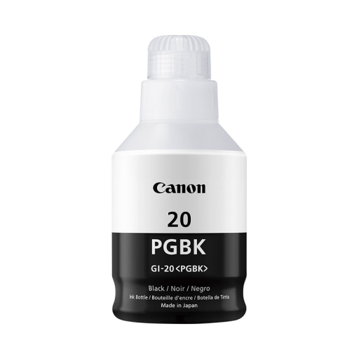 Canon GI-20 – Bouteille d’encre noire pigmentaire – 3383C001