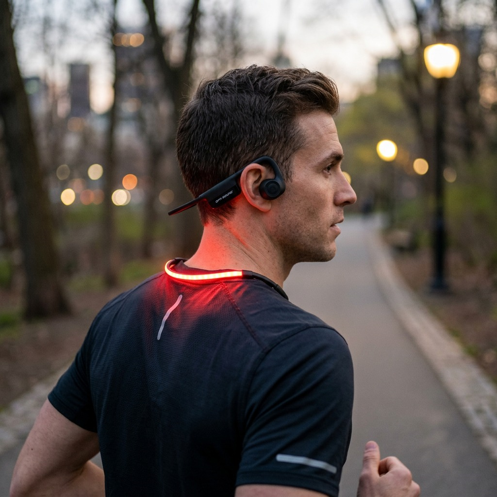 OPN Sound Dashlyte+ – Casque Bluetooth ouvert avec DEL, réf. OS4500BL