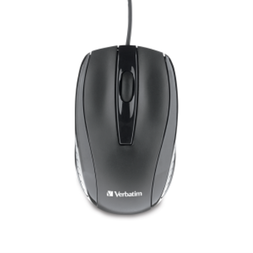 Souris optique filaire – noire – Verbatim