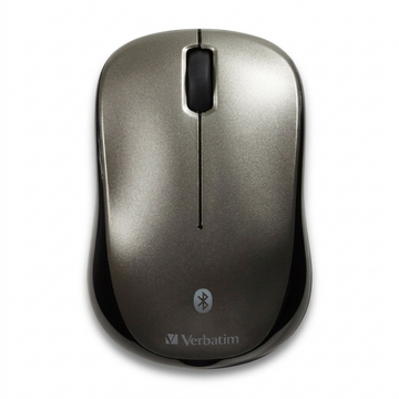 Verbatim Bluetooth Wireless LED Mouse in Graphite, high-resolution hero shot on a white background.