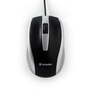 Verbatim Wired Optical Bravo Mouse - Silver