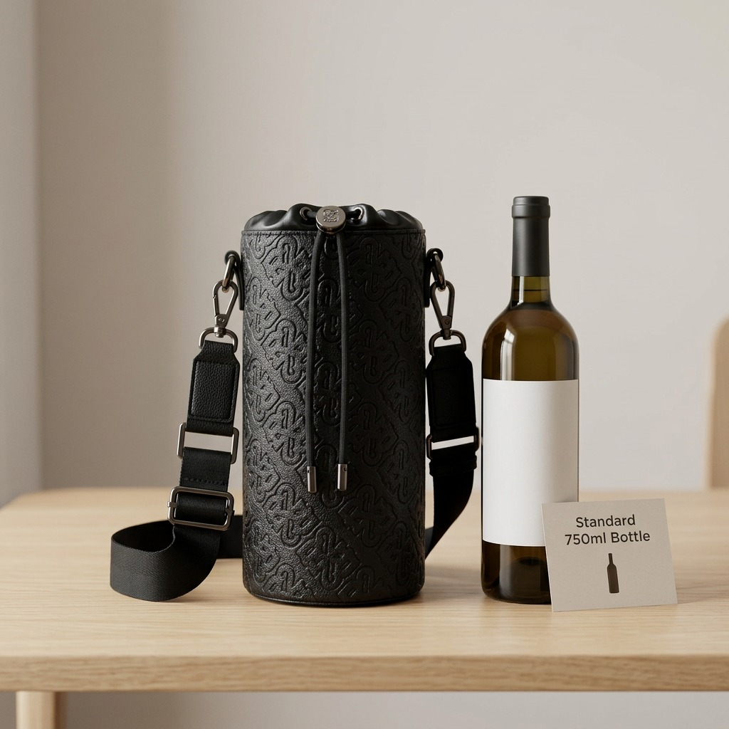 A high-resolution hero shot of the black Bugatti Rick Ross Champagne Bag (CBY1008RR-BLACK).