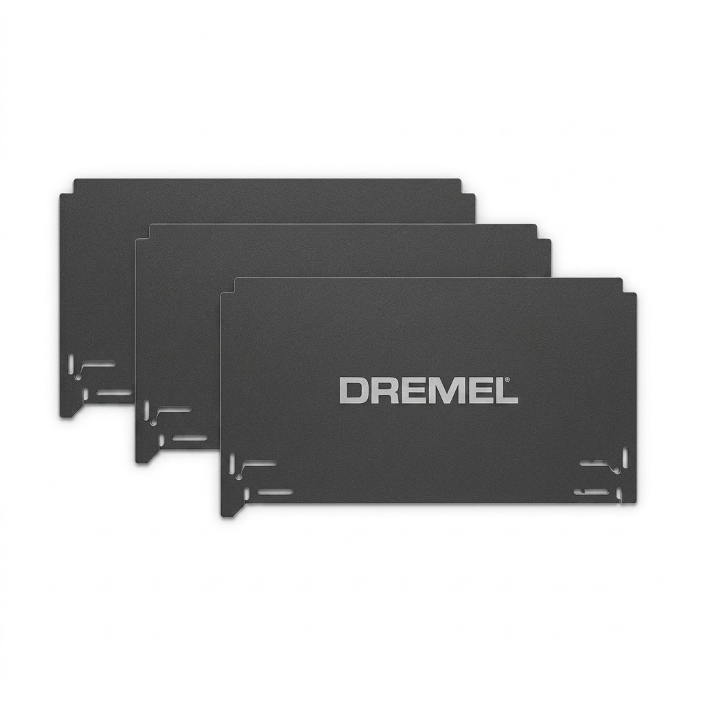 Dremel 3D40-FLX – Feuilles de plateau (3) — vue principale, réf. BT40-FLX-01