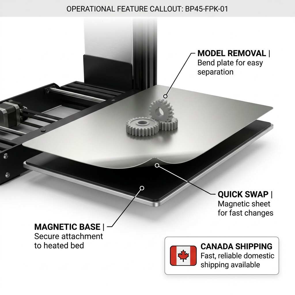 Dremel 3D45 – Kit de conversion pour plateau flexible — présentation des caractéristiques, réf. BP45-FPK-01