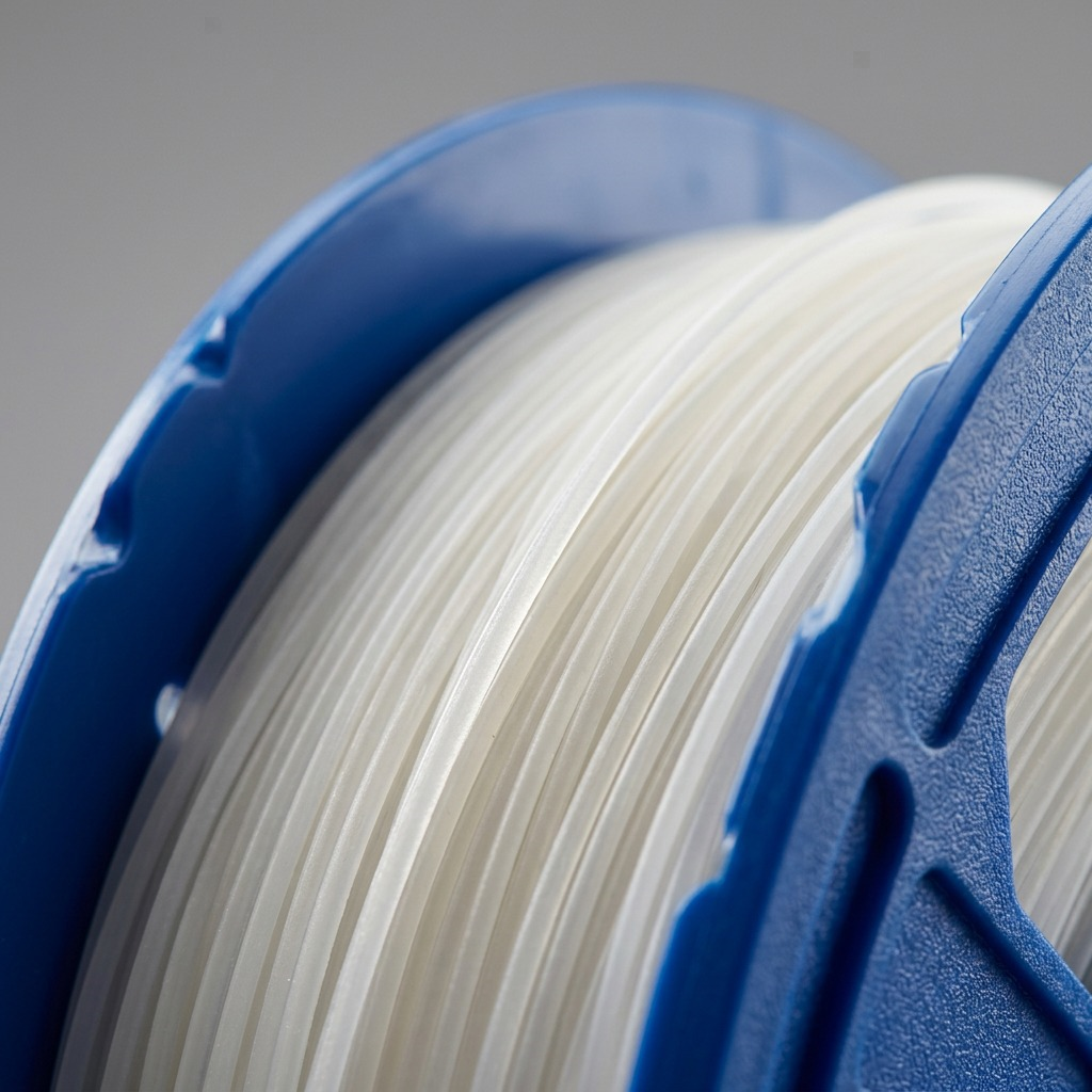 Dremel – Filament PLA translucide, 1,75 mm, 0,75 kg — gros plan des détails, réf. PLA-TRA-01