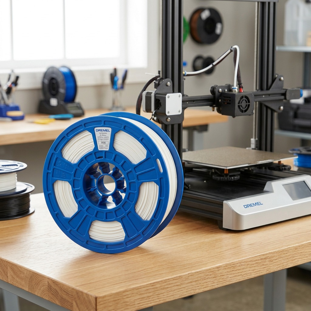 Dremel – Filament PLA blanc, 1,75 mm, 0,75 kg — vue 4, réf. PLA-WHI-01