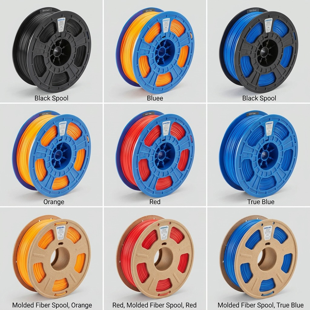 Dremel – Filament PLA orange, 1,75 mm, 0,75 kg — vue 5, réf. PLA-ORA-01