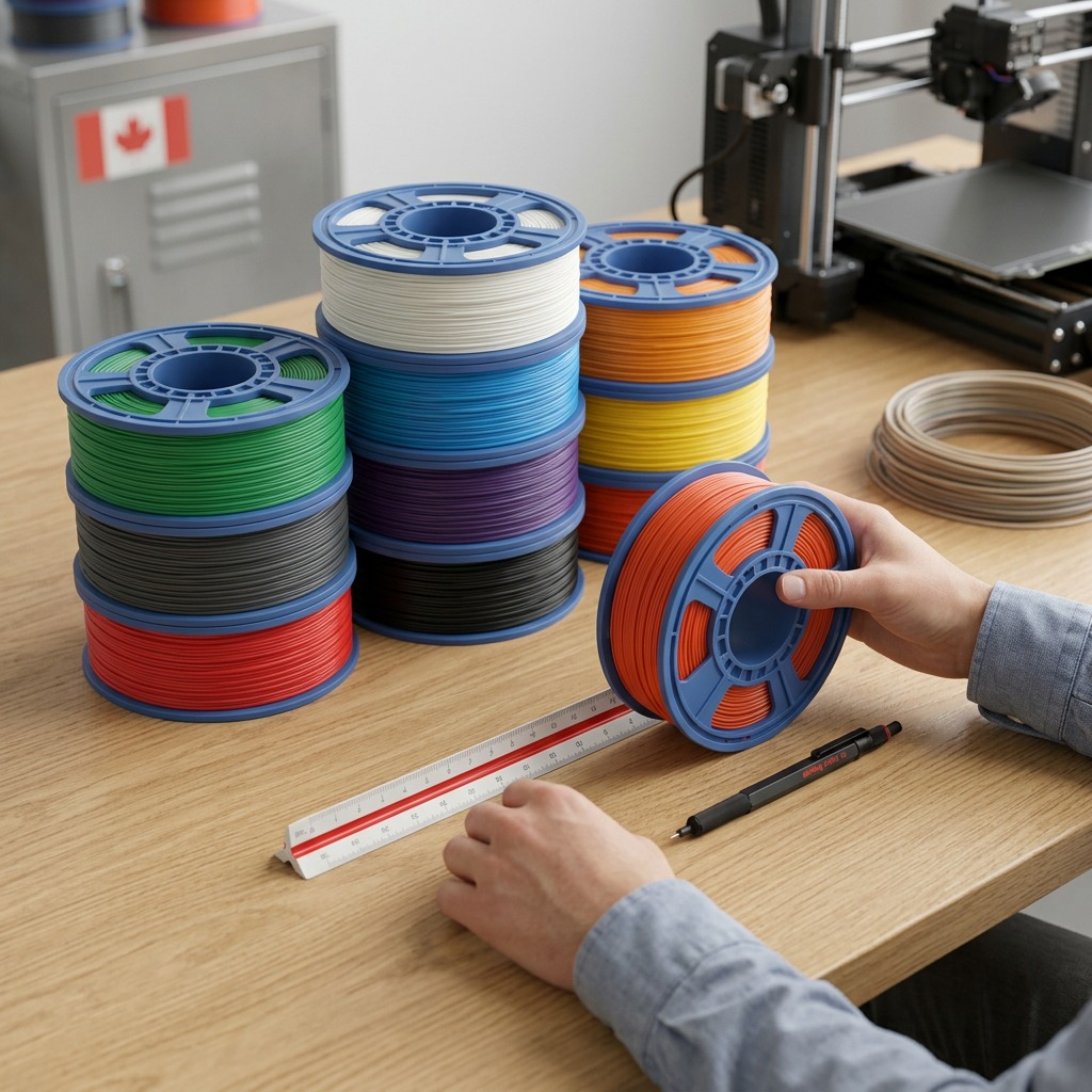 A high-resolution, centered photograph of the 3PI Tech Solutions, Inc 3D PLA Filament Spool 10-pack, set against a pure white background. The three stacks of colourful spools are crisply defined.