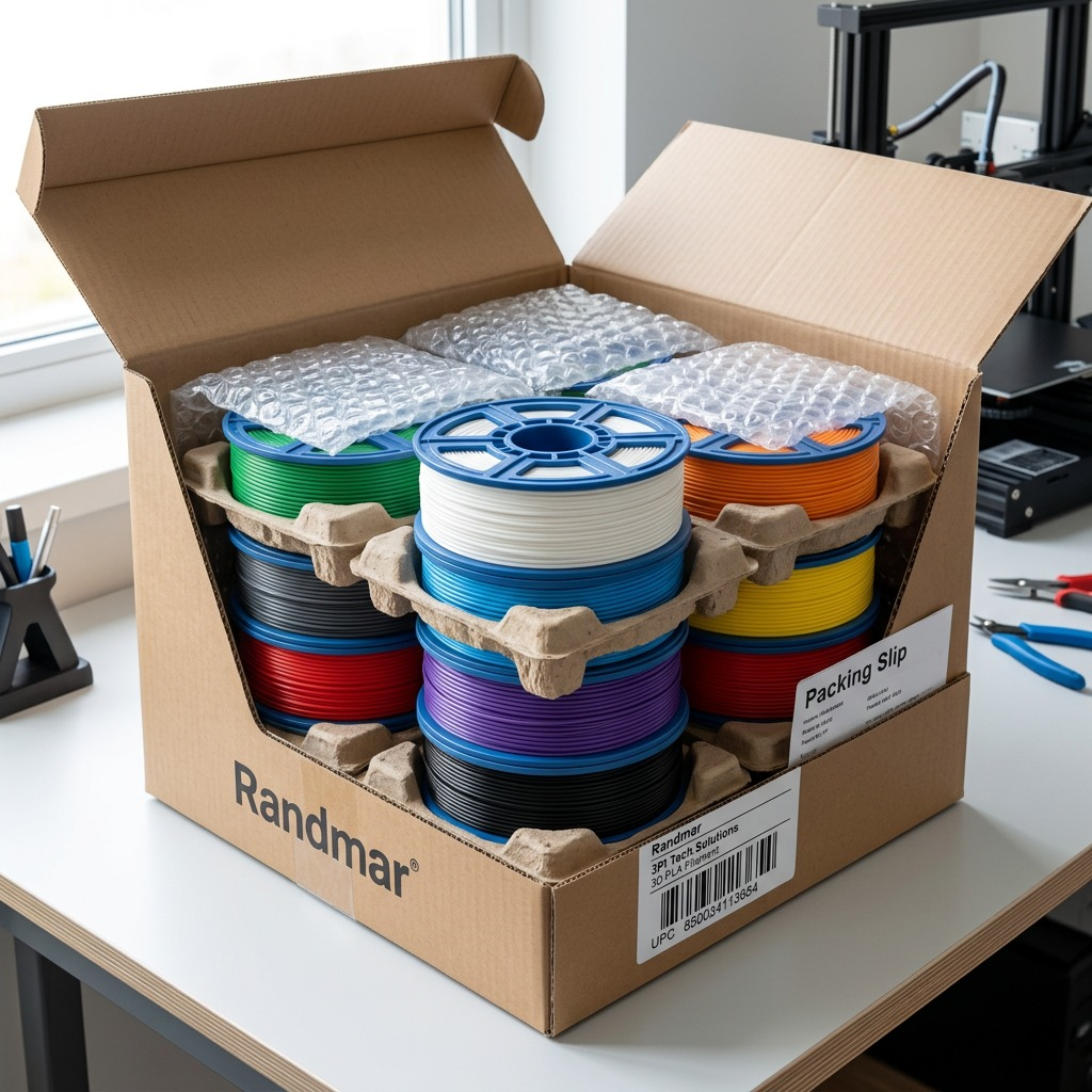 Dremel – Filament PLA 1,75 mm, assortiment de 10 bobines — présentation de l’emballage, réf. PLA-VAR10-01