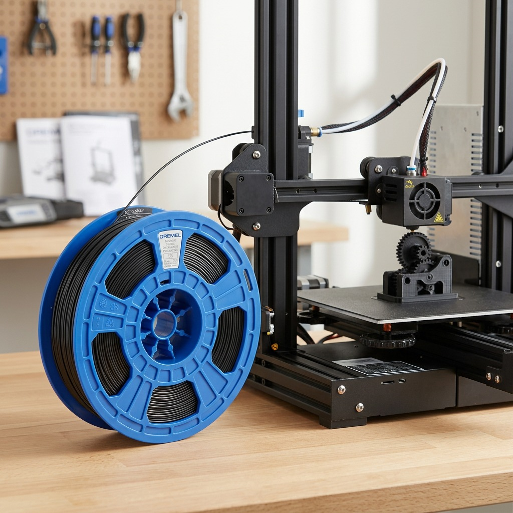 Dremel – Filament PLA noir, 1,75 mm, 0,75 kg — vue 4, réf. PLA-BLA-01