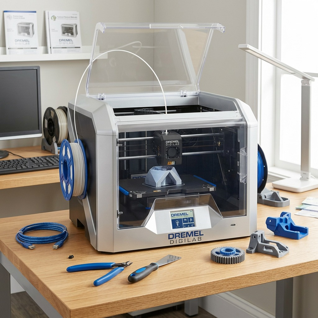Dremel DigiLab 3D40-FLX – Imprimante 3D — vue 4, réf. 3D40-FLX-01