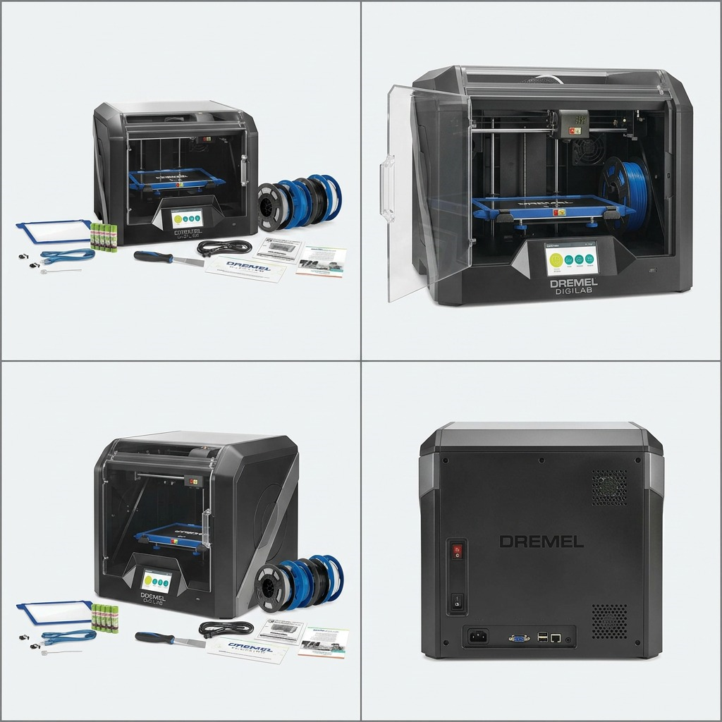 Dremel DigiLab 3D45 – Ensemble éducatif d’impression 3D — vues et détails du produit, réf. 3D45-EDU