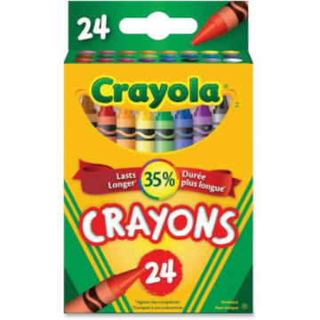 Crayola – Boîte de 24 crayons de cire