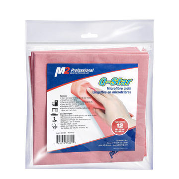 Q-Star Microfiber Cloth-Red
