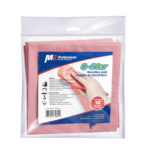 Q-Star Microfiber Cloth-Red