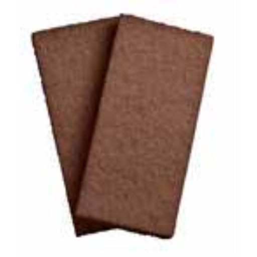 Brown utility pads – Heavy Duty-9.875"x4.625"x0.9"-Case Pk/5x4=20