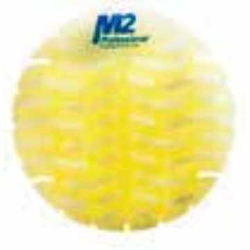 Wave Urinal Screen-Citrus lemon