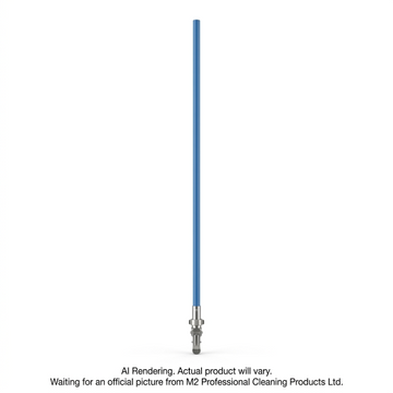 60" Clipper Dust Mop Handle - Fiberglass - Blue