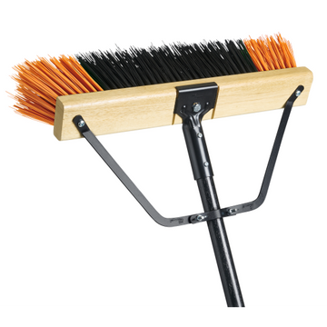 18” Ryno Ex-Stiff Orange/Black PVC fill,/w brace, & tapered handle Assembled