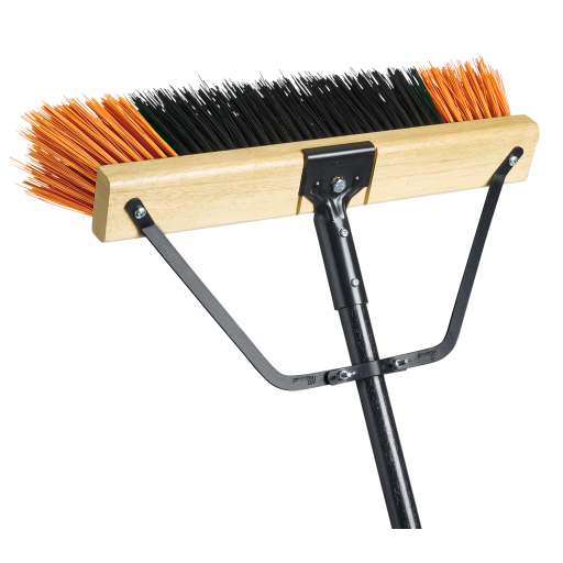 18” Ryno Ex-Stiff Orange/Black PVC fill,/w brace, & tapered handle Assembled