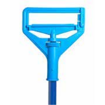 60" Side Change Mop Handle - Fiberglass - Blue