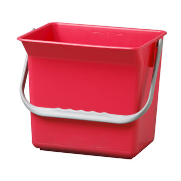 6Lt/6.3qrt Mini-Pour Pail Red