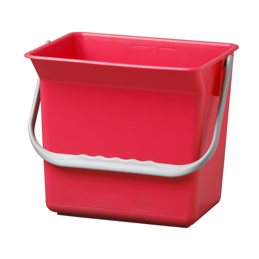 6Lt/6.3qrt Mini-Pour Pail Red
