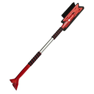 37"-61"/95cm-155cm 3-in-1 Telescopic EVA Blade & Snow Brush with Ice Scraper