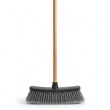 Venus Tall Boy Indoor Outdoor Mag Broom w/48" WOOD Handle