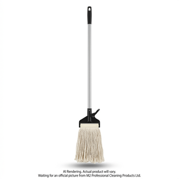 ProMop Combo 24oz Cotton Mop w/ Metal 60" Handle