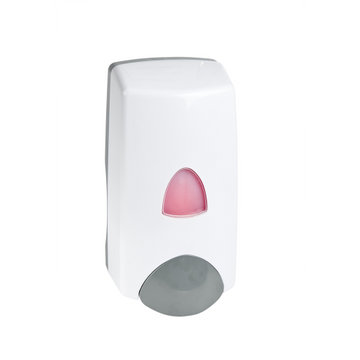 Lotion Soap Dispenser 1000ml/33oz large-White- wall mounted include/Foam tape&Screws-Keyless But lockable *used for soap/sanitizer/shower gel