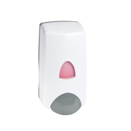 Lotion Soap Dispenser 1000ml/33oz large-White- wall mounted include/Foam tape&Screws-Keyless But lockable *used for soap/sanitizer/shower gel