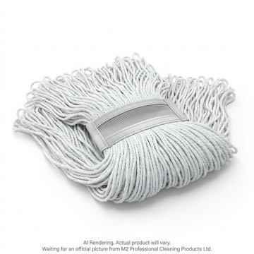 Glacier White nylon floor mop - NB 24oz