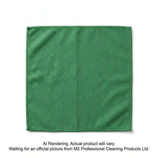 M2 Sani-Pro – Chiffon microfibre vert 40 × 40 cm – MC-501-GN