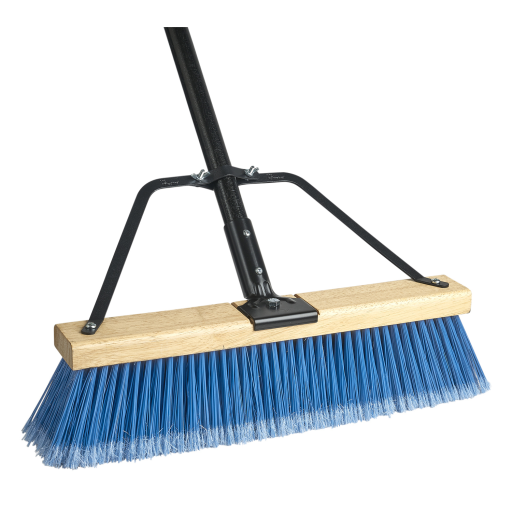M2 Ryno – Balai-brosse souple bleu 18 po, assemblé – PB-810-BT18