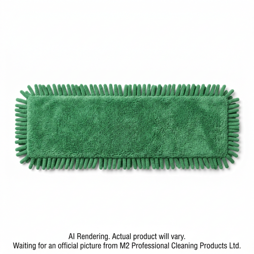 M2 Tampon de dépoussiérage microfibre vert 18 po à franges – MFP-5518
